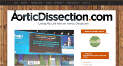 Desktop Screenshot of aorticdissection.com