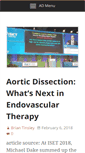 Mobile Screenshot of aorticdissection.com